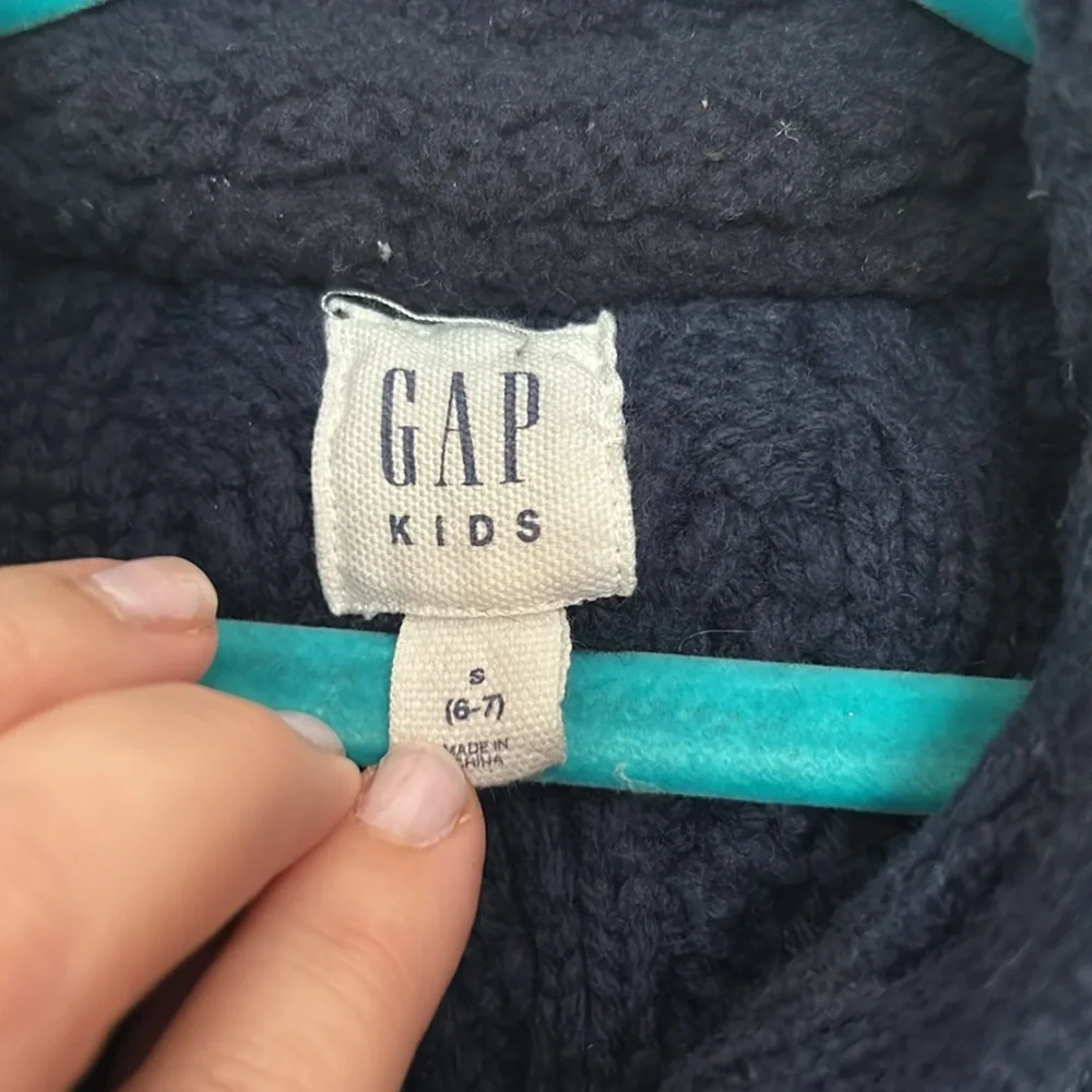 Gap Kids‎ Boys Navy Cable Knit Sweater